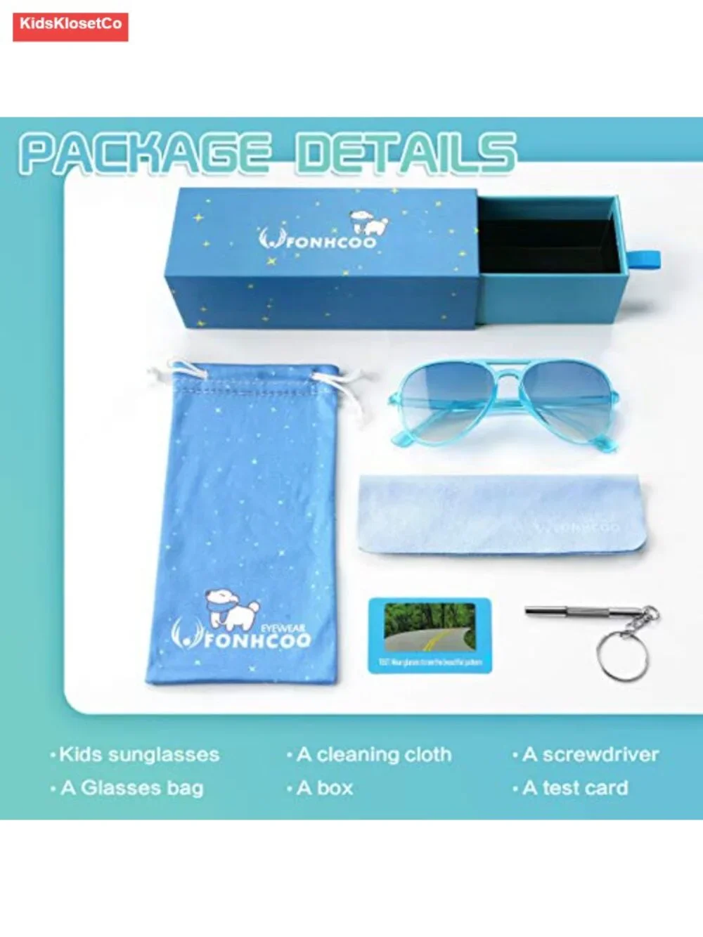 Kids Polarized Sunglasses Aviator Toddler UV400 Protection Flexible Frame TR90